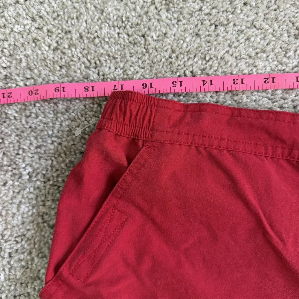 Vintage Polo Sport Ralph Lauren Cargo Shorts Mens 34 Red Navy 9 Inseam Summer
